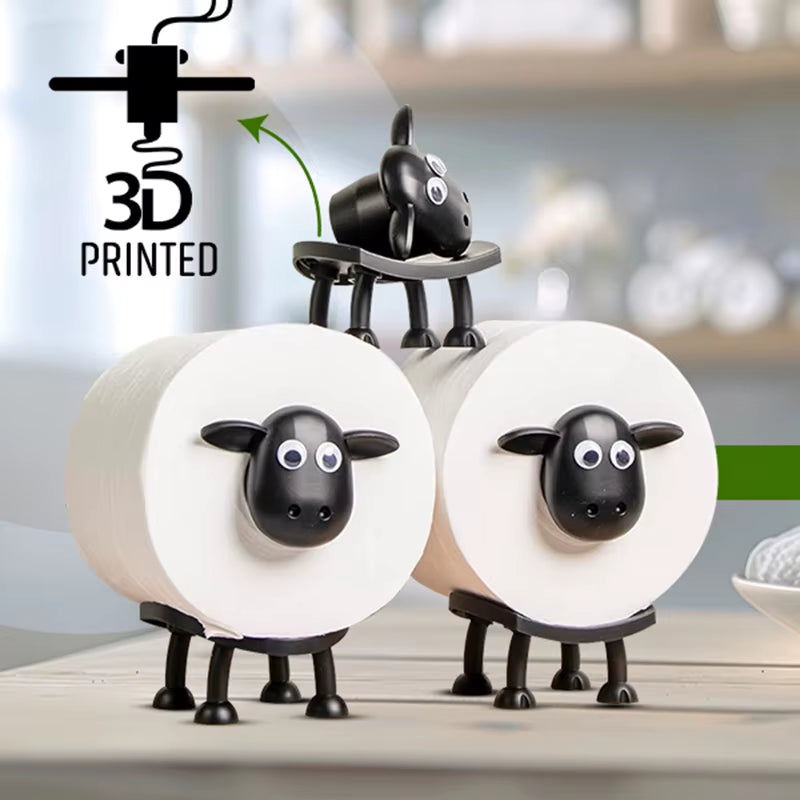 Adorable Sheep Toilet Paper Holder