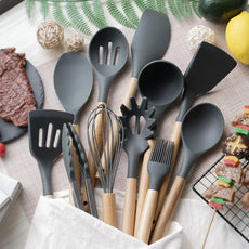 Non-Stick Silicone Kitchen Utensil Set