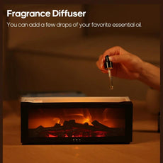 Innovative Waterless Fireplace Air Humidifier