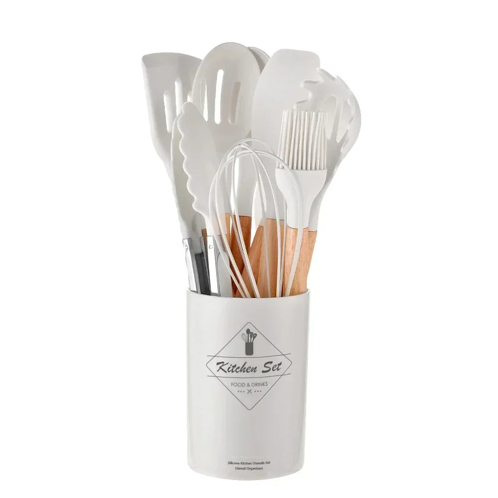 Non-Stick Silicone Kitchen Utensil Set