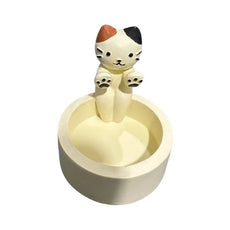 Cartoon Cat Candle Holder